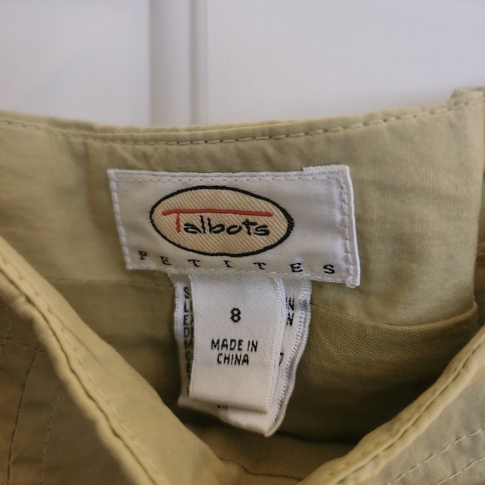 Cottagecore Talbots Tulip cotton skirt size 8 petite Needlepoint - Picture 4 of 5